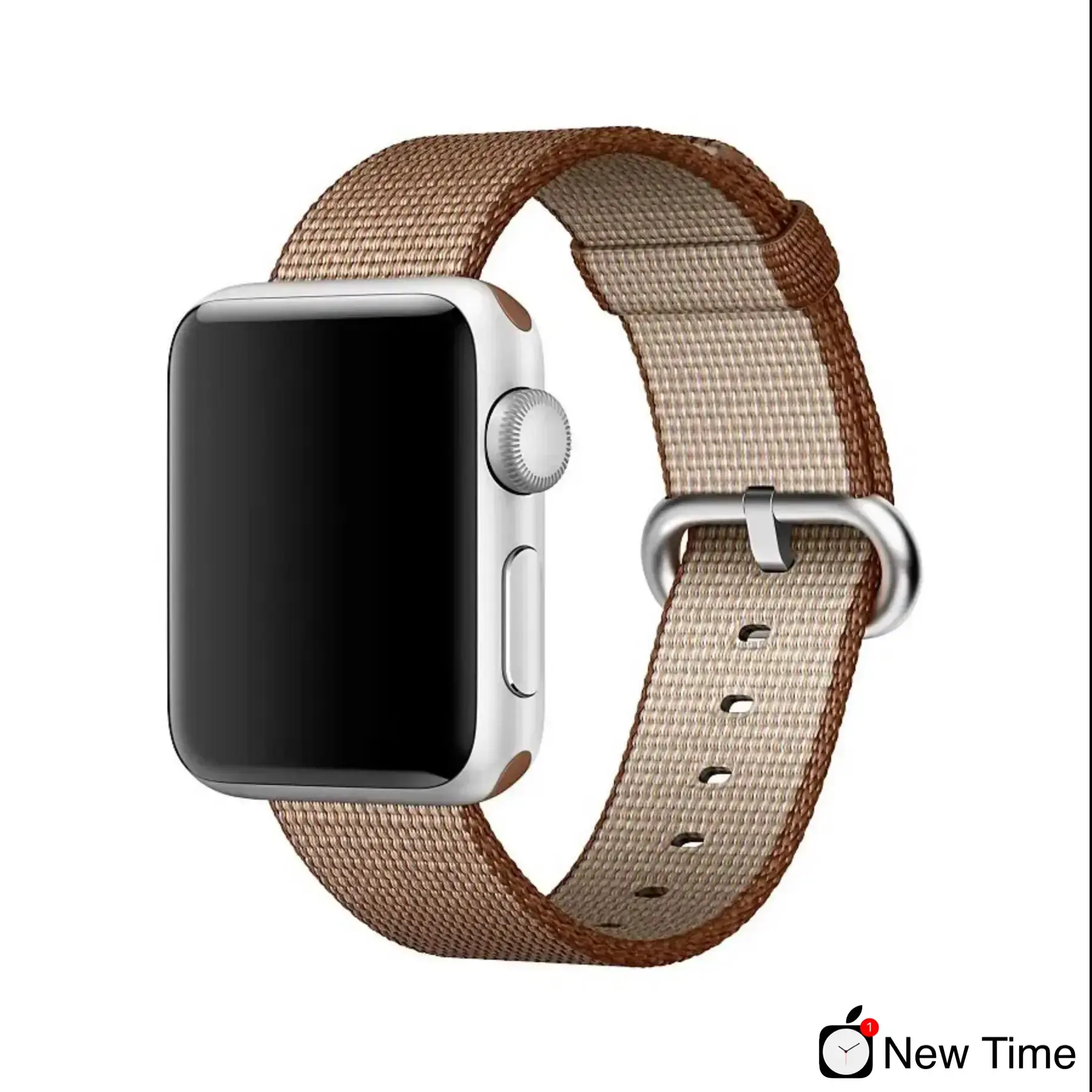 Ремінець Apple Toasted Coffee / Caramel Woven Nylon (MNK42) для Apple Watch 38/40/41/42mm